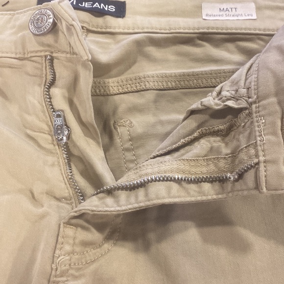 Mavi - Mens Matt Straight Jeans in size 31Wx32L in color British Khaki Twill - Picture 4 of 4